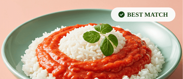 Creamy Tomato Rice Bowl